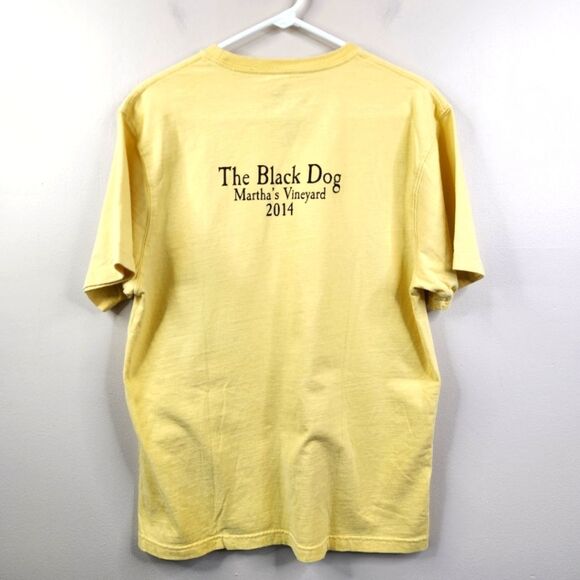 The Black Dog Martha's Vineyard 2014 Loose Fit Crew Neck Graphic Tee Small - Picture 3 of 6